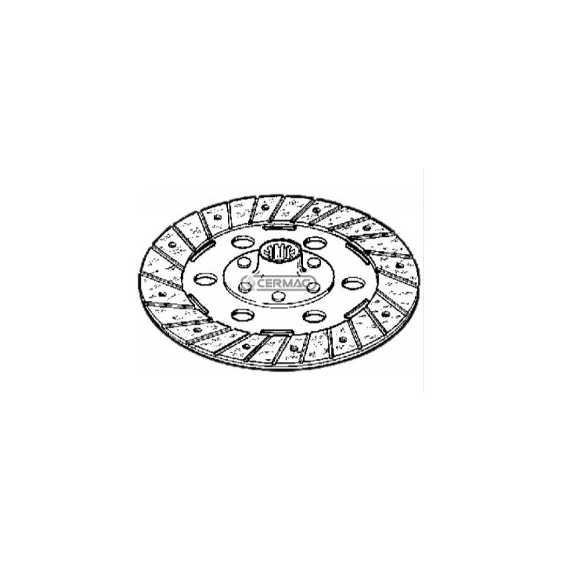 CARRARO PTO clutch disc for agricultural tractor 68.2 68.4 78.2 15634