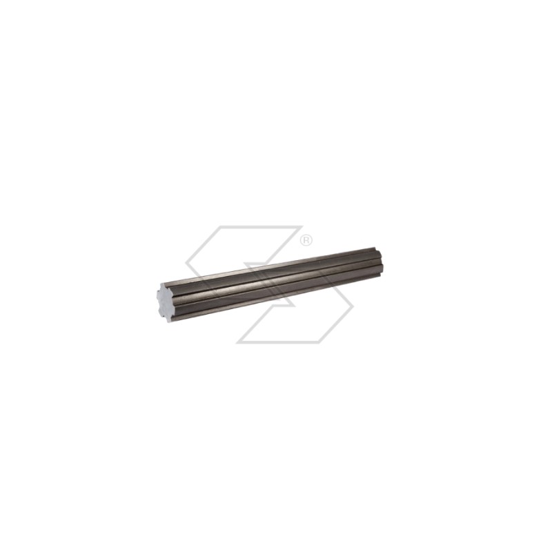 Grooved bar external profile 1" 3/4 length 1000 mm for agricultural tractor