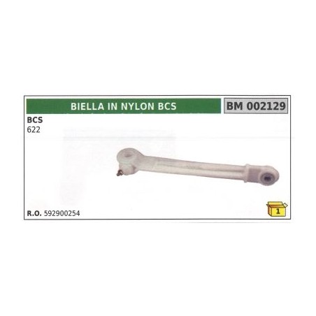 Bielle en nylon pour tracteur agricole BCS 622 | NewgardenAgri.com