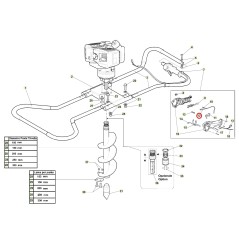 Câblage de la tarière ORIGINAL ACTIVE modèles t152 - tdu 155 021626 | NewgardenAgri.com