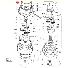 ORIGINAL ACTIVE caja de cambios taladro modelos t143 - t152 020796 | NewgardenAgri.com