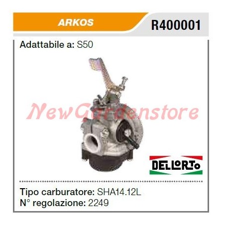 ARKOS carburateur pour tronçonneuse S50 R400001 | NewgardenAgri.com