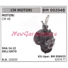 Carburatore a vaschetta CMMOTORI motopompa CM 46 002048 | NewgardenAgri.com