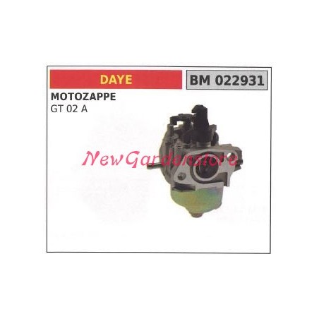 Bowl carburettor DAYE motorhoe GT 02 A 022931 | NewgardenAgri.com