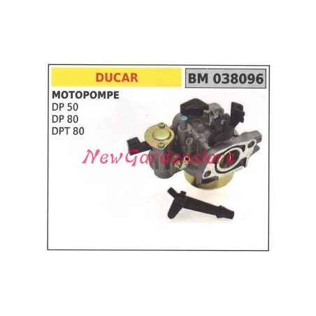 Carburateur à pot DUCAR motopompe DP 50 80 DPT 80 038096 | NewgardenAgri.com