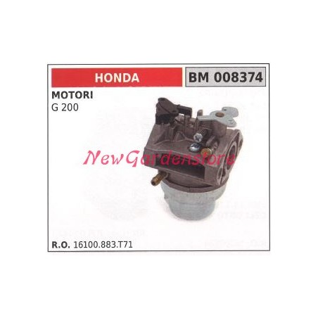 HONDA motobineuse G 200 carburateur à cuve 008374 | NewgardenAgri.com