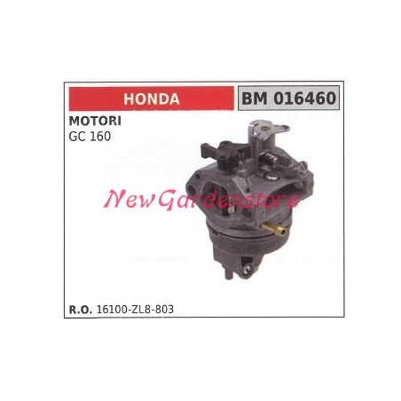 Bowl carburettor HONDA motorhoe GC 160 016460 | NewgardenAgri.com