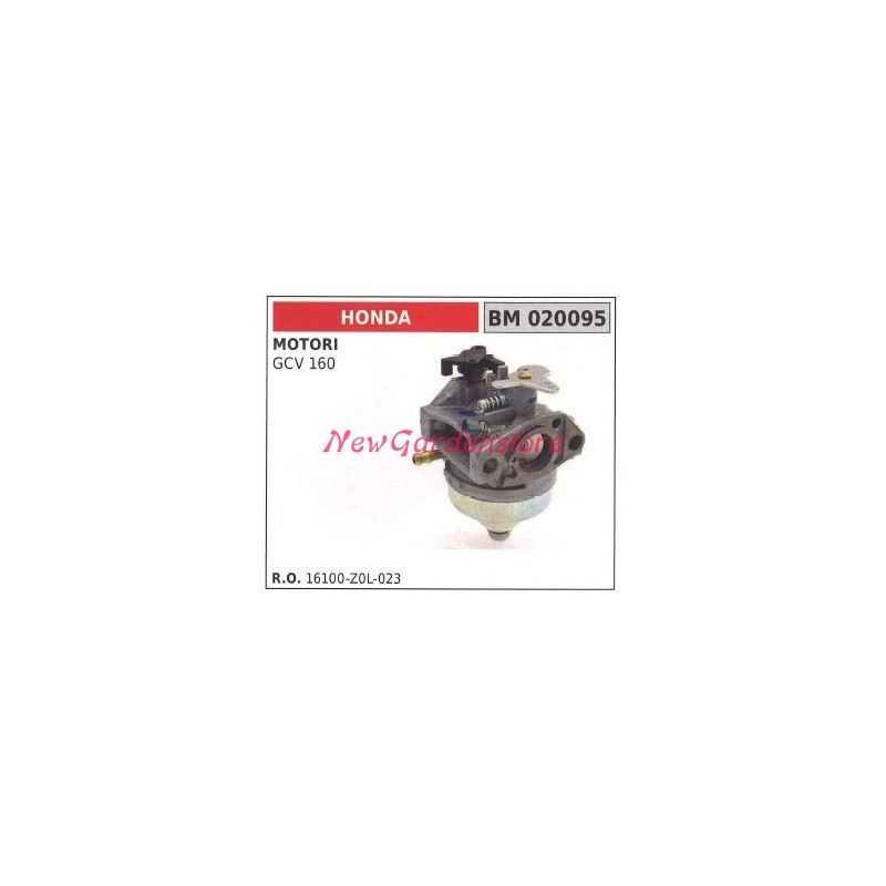 Carburateur à pot HONDA motorhoe GCV 160 020095