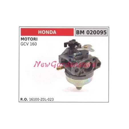 Carburatore a vaschetta HONDA motozappa GCV 160 020095 | NewgardenAgri.com