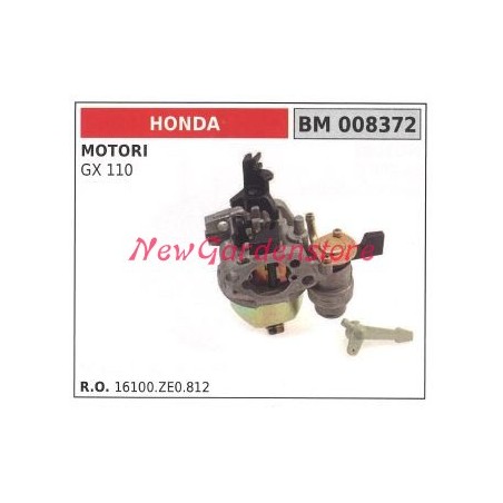 Carburateur à cuvette HONDA motorhoe GX 110 008372 | NewgardenAgri.com