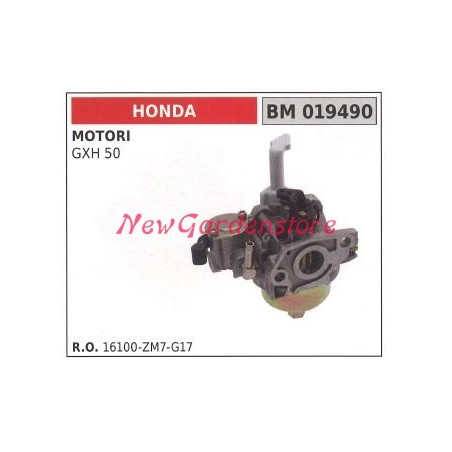 Carburateur à cuvette HONDA motorhoe GXH 50 019490 | NewgardenAgri.com