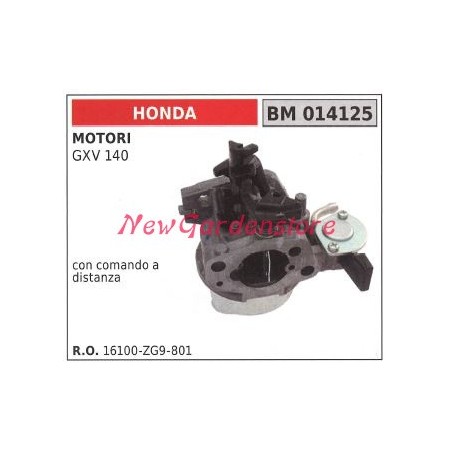 Carburateur de cuve HONDA motobineuse GXV 140 014125 | NewgardenAgri.com