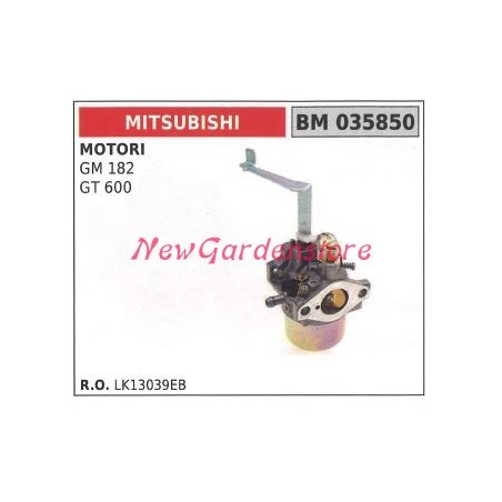 Carburador de cuba MITSUBISHI motocultor GM 182 GT 600 035850 | NewgardenAgri.com