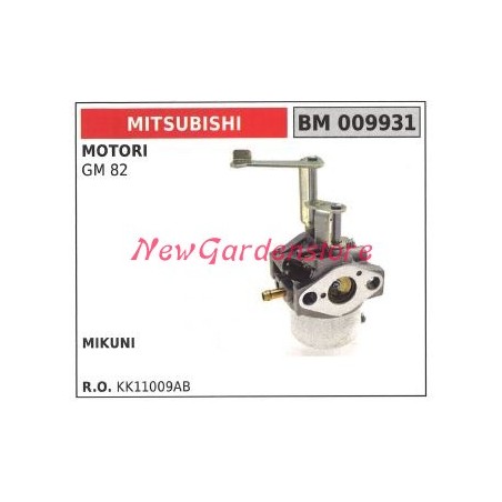 Carburador de cuba MITSUBISHI motocultor GM 82 009931 | NewgardenAgri.com