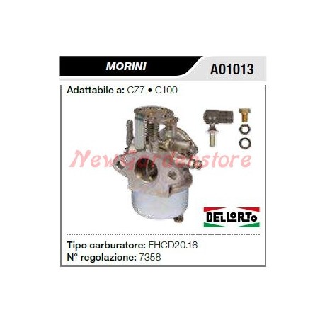 Bol carburateur MORINI motobineuse CZ7 C100 A01013 FHCS20.16 | NewgardenAgri.com