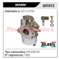 Bol carburateur MORINI motobineuse CZ7 C100 A01013 FHCS20.16