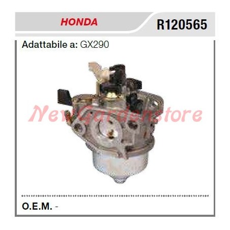 Carburateur HONDA motoculteur GX 290 R120565 | NewgardenAgri.com