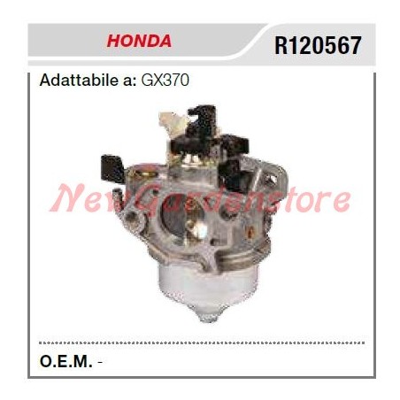 Carburateur HONDA motoculteur GX 370 R120567 | NewgardenAgri.com