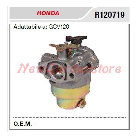 Carburateur pour motoculteur HONDA GCV120 R120719 | NewgardenAgri.com