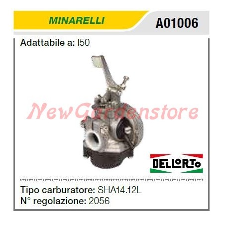 Carburador MINARELLI motoazada I50 A01006 | NewgardenAgri.com