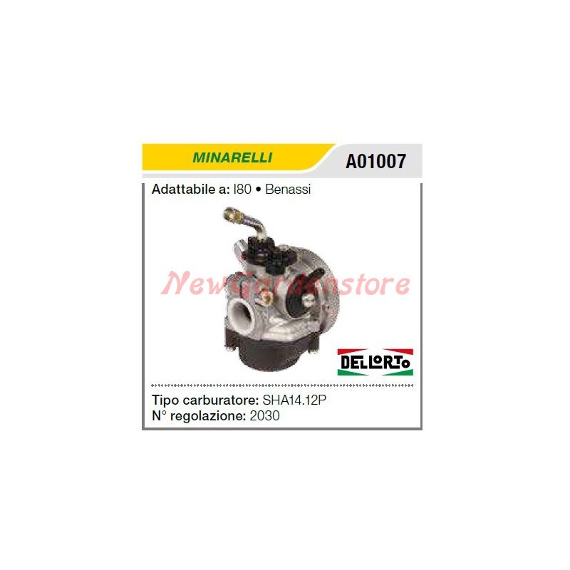 Carburateur MINARELLI motobineuse I80 - BENASSI A01007