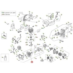 Carter volano ORIGINALE ACTIVE decespugliatore 4.5 - 5.5 trivella t143 023006 | NewgardenAgri.com