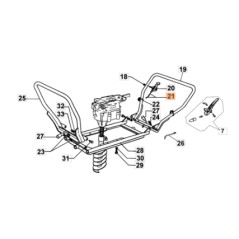 Câble d'accélérateur MTL85R ORIGINAL modèles EMAK 53030019 | NewgardenAgri.com