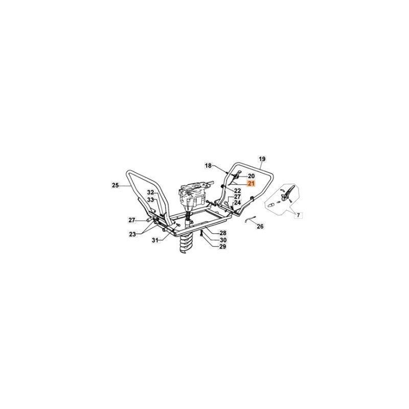 Gaszug MTL85R ORIGINAL EMAK Modelle 53030019