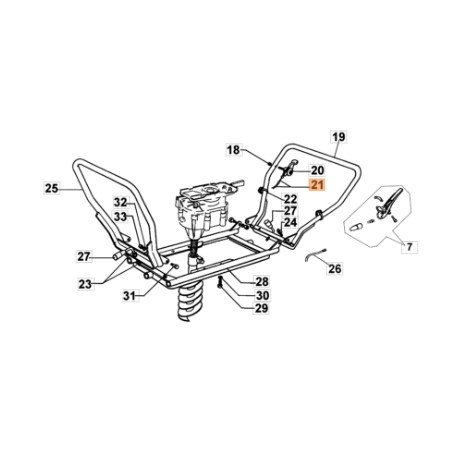 Câble d'accélérateur MTL85R ORIGINAL modèles EMAK 53030019 | NewgardenAgri.com