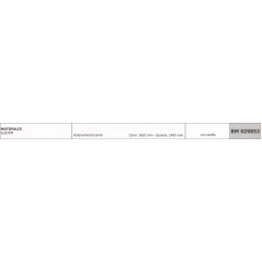 Cable de accionamiento de la cuchilla de la motoazada GREENLINE GL87FM cable 1610 mm vaina 1405 mm | NewgardenAgri.com