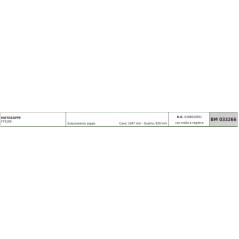 Cavo azionamento zappe JARDIMECA motozappa FTS100 cavo 1047 mm guaina 920 mm | NewgardenAgri.com