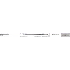 SANDRIGARDEN blade coupling cable SANDRIGARDEN motor mower SG80 cable 1615mm sheath 1380mm | NewgardenAgri.com