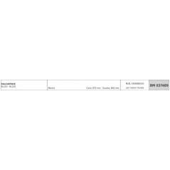 Câble d'entraînement REQUES ET LECOEUR RL115 RL210 câble de tondeuse 870mm gaine 800mm | NewgardenAgri.com