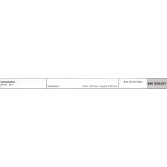 Cable de tracción DAYEE rotocultivador DY GT - 02 A cable 1313mm funda 1163mm | NewgardenAgri.com