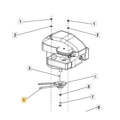 Cinghia SC 42 ORIGINALE STIGA motozappa arieggiatore BGE400LC SC42B 41.1005.108 | NewgardenAgri.com