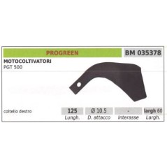 Lama destro fresa per motocoltivatore PGT 500 | NewgardenAgri.com