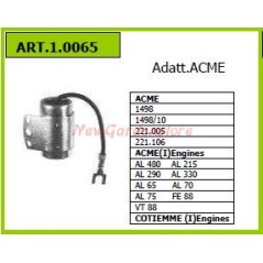 ACME capacitor for walking tractor 1498 1.0065 | NewgardenAgri.com