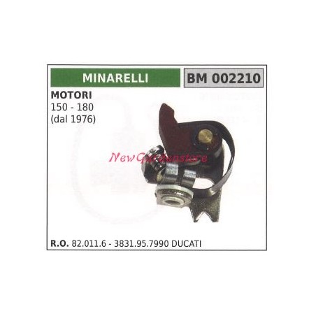 Contacto MINARELLI motoazada 150 180 desde 1976 002210 | NewgardenAgri.com