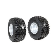 Pair of 18/950-8" fixed disc tyred wheels for mower NIBBI FC 20 - FC 145 | NewgardenAgri.com