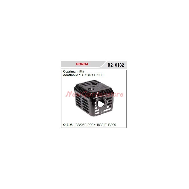Schalldämpfer-Schalldämpfer-Abdeckung HONDA Wandertraktor GX 140 160 R210182
