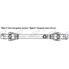 Cardan AMA Cat. 4 homologado CE 4x800mm - 01719