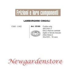 Disco centrale 16 cave trattore C350 C452 15180 LAMBORGHINI CINGOLI 45x41EV | NewgardenAgri.com