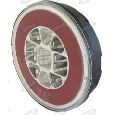 Luz de posición derecha led diámetro 140mm tractor máquina operadora 12-24V | NewgardenAgri.com