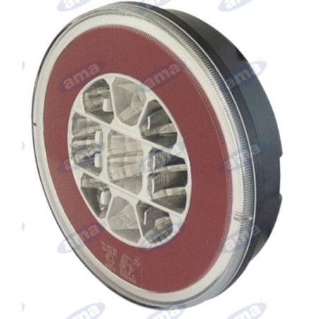 Right position light led 140mm diameter tractor operating machine 12-24V | NewgardenAgri.com