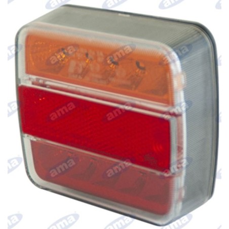 Tail light right or left led 104x97x35mm tractor operating machine 12-24V E4 | NewgardenAgri.com