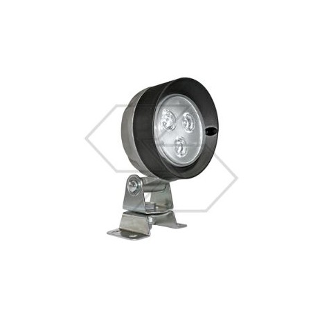 Faro da lavoro a 3 led 500 lumen Ø 106 mm girofaro per trattore agricolo | NewgardenAgri.com