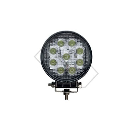 2000 lumen led work beacon round headlight for agricultural tractor | NewgardenAgri.com