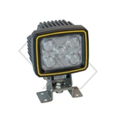 Led work beacon 3000 lumen round headlight for agricultural tractor | NewgardenAgri.com