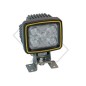 Led work beacon 3000 lumen round headlight for agricultural tractor