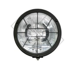 Lampe de travail halogène ronde Ø 160 mm avec grille | NewgardenAgri.com